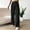 Black, variant on Women High Waist Casual Wide Leg Flowy Long Palazzo Pants Side Belt Lace Up Straight Flare Pleated Solid Color Lounge Joggers Pant Trousers Green qILAKOG Size XXL