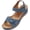 Blue, variant on Wedge Sandals for Women Foot Massage Sandals Summer Dressy Platform Walking Sandals