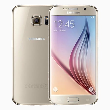 Samsung Galaxy S6 Single-SIM 32GB + 3GB RAM (GSM Only | No CDMA) Factory Unlocked 4G/LTE Smartphone (Gold Platinum) - International Version