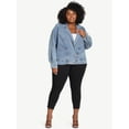 thumbnail image 2 of Sofia Jeans by Sofia Vergara Plus Size 90s Denim Jacket, 2 of 5