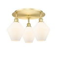 thumbnail image 2 of Innovations Lighting - Cindyrella - 3 Light Flush Mount In Industrial Style-11, 2 of 5