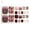 Type 1, variant on Opolski 1 Set Toe Nail Stickers Waterproof Self-adhersive Nail Art Women Manicure Toenail Wraps Stickers for Girl