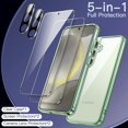 thumbnail image 3 of JETech 5 in 1 Case for Samsung Galaxy S24 5G with 2-Pack Each Tempered Glass Screen Protector and Camera Lens Protector, Non-Yellowing Shockproof Bumper Phone Cover (Jade Green), 3 of 7