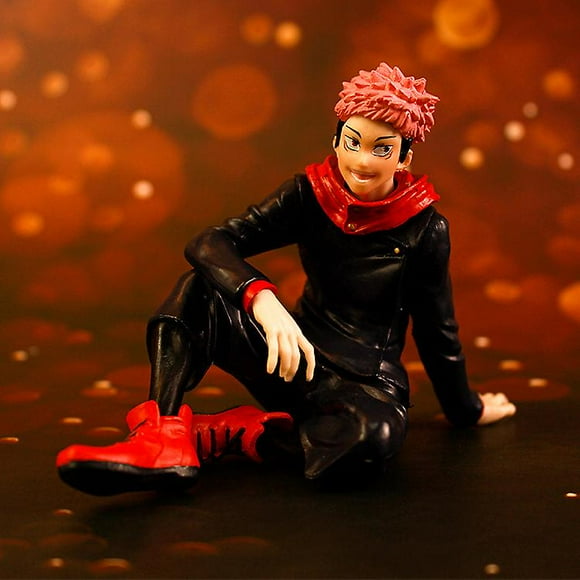 Curse Back To The Anime Handsome Sitting Posture Tiger Stick Youren Two-dimensional Doll Ornament Model Hand-made