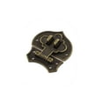 thumbnail image 3 of Uxcell 41mmx40mm Vintage Style Heart Shape Box Staple Hasp Catch Latch 2pcs, 3 of 5