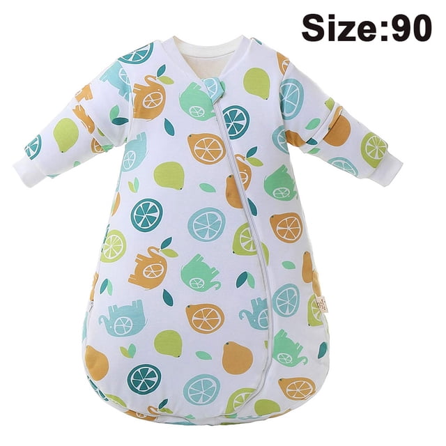 Saco de dormir de invierno para bebés Saco de dormir para niños Sacos de dormir de algodón orgánico con mangas extraíbles Saco de dormir Xemadio 2034401-3