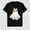 Black-3, variant on Women's Halloween Boo Ghost Pumpkin Graphic T-Shirt, 100% Cotton Short Sleeve Shirt