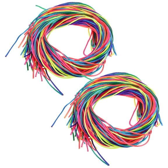 Masteelf 64pcs Hair Wrap String For Braids Colorful Diy African Girl Hair Extensions Gradient Rope Band Braiding Hair Tie Accessories For Ponytail Hair Ornament