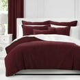 thumbnail image 2 of Vanessa Merlot Duvet Cover Set Queen, 2 of 5