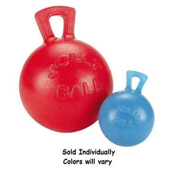 Soft Rubber Dog Toy Tug-N-Toss Jolly Ball Medium 6" Fetch Toys for Horse Play
