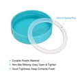 thumbnail image 4 of Mason Jar Lids, 18 pack Plastic Storage Lids with Seals, 10 Regular Mouth 8 Wide Mouth (Light Blue), 4 of 6