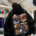 thumbnail image 1 of Sudadera con capucha y forro polar grueso para hombre, estilo holgado, moderno y versátil, chaqueta estilo Hong Kong para otoño/invierno, 1 of 4