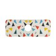 thumbnail image 7 of Yayeee Faucet Mat for Kitchen Sink 14.7" Diatomite Long Splash Guard Pad, Beige Triangles, 7 of 7