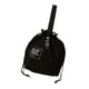 thumbnail image 2 of Lonchera con cordón, moderna bolsa de lona para almuerzo, ideal para la escuela, adultos y hombres. Negro, 2 of 9