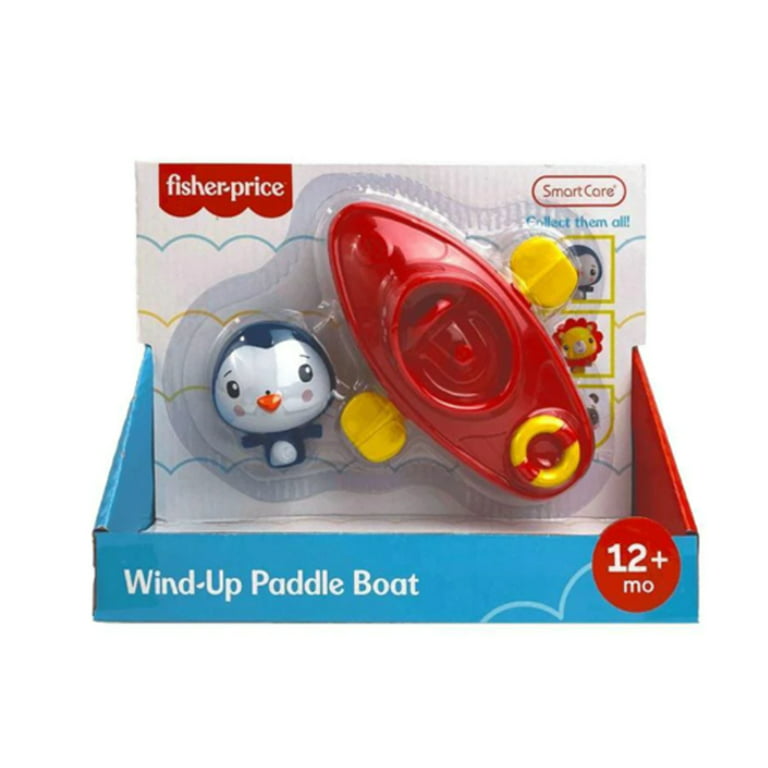 Fisher-Price Bath Wind-up Paddle Boat (Penguin), Ages 12 months and up