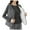 Dark Gray, variant on GEWSEY Womens Checkered Sherpa Vest Sleeveless Winter Fleece Jacket High Neck Zip Up Plaid Gilet with Chest Pocket (Red, L)