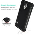 thumbnail image 2 of HAHDAXIA Galaxy S5 Case, Galaxy S5 Case with [2 Pack] Tempered Glass Screen Protector, Shockproof Defender Armor Protective Dual Layer Hybrid TPU Plastic Rugged Case for Samsugng Galaxy S5 -, 2 of 7