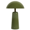 thumbnail image 4 of Better Homes & Gardens 12" Green Dome Rechargeable LED Portable Lamp with Dimmable Touch Sensor, 4 of 9