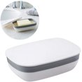 thumbnail image 5 of Jabonera con tapa impermeable para baño de viaje (blanco) JM, 5 of 5