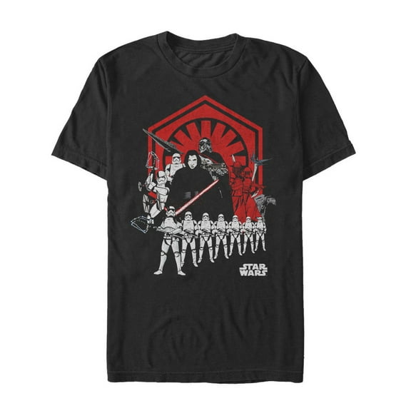 Men's Star Wars The Last Jedi First Order Army  Graphic Tee Black X Large