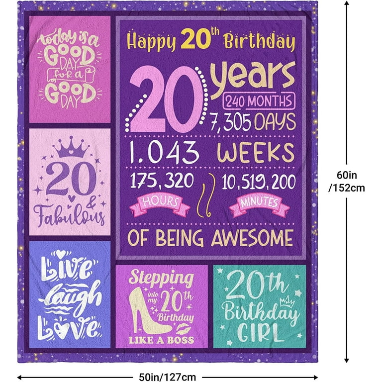 20 YEARS OF BEING AWESOME, 20th Birthday Gifts For Women And Men, Funny  Twenty Year Old, 20 Years Old Gift Sister Brother Friends Greeting Card  for Sale by designood