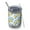 Yellow Lemon Fruit, variant on 12oz Tumblers Yellow Lemon Fruit Patterns Blue White Vacuum Insulated Stainless Steel Travel Tumbler Cups Mug with Lid and Straw for Beer,Coffee,Beverages with Cleaning Brush for Cold Hot Drinks