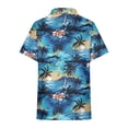 thumbnail image 5 of Camisas de Manga Corta para las Mujeres Impresas Cuello Redondo Blusa Casual, Fluido Y Versátil de las Mujeres, 5 of 5