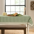 thumbnail image 2 of PowerSellerUSA Dining Table Cloth Elegant Buffalo Plaid Cloth for Dining Room or Kitchen, Classic Farmhouse Country Decor Plaid Gingham Checkered Design Table Cloth, Green, 60" W x 120" L, 2 of 6