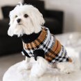 thumbnail image 1 of London Dog Burberry Sweater, Brown, Size Small (10) 8"-10", 1 of 1