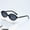 Black Frame Black and Gray Piece, variant on New vintage anti-blue light sunglasses ins oval versatile prescription eyeglass frame