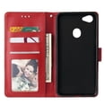 thumbnail image 4 of For OPPO F7 Wallet-type PU Leather Protective Phone Case with Buckle & 3 Card Position red, 4 of 5