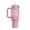 Dusty Rose Glitter, variant on RTIC 40 oz Ceramic Lined Road Trip Tumbler with Handle and Leak-Resistant Straw Lid, White Glitter