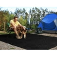 Outdoor Artificial Turf with Marine Backing Jet Black 6 Feet X 30 Feet Spectrum Series .25