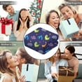 thumbnail image 5 of Wearable Blanket,DarkBlue Dinosaurs with Shapes Pattern Hooded Wearable Flannel Blanket for Adults & Teens,Winter Poncho Shawl Wrap Cape Cozy Anti-Pill,60"x80", 5 of 5