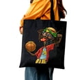 thumbnail image 5 of COMIO Women's Large Capacity Shoulder Bag Party Supplies Hamburger Playing Basketball Fast Food Basketball Player 14.1x15.7in, 5 of 6