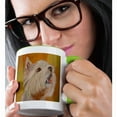 thumbnail image 2 of 3drose, West Highland Terrier - Dog, Dogspoltalloch Terrier, Roseneath Terrier, Westie, Westy, Terrier, 11oz Two-tone Green Mug, 2 of 6