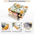 thumbnail image 3 of FORMRS Womens Corduroy Tote Bag Crossbody Shoulder Handbag with Pocket, Orange Watercolor Bees, 3 of 7