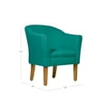 thumbnail image 2 of HomePop Modern Barrel Accent Chair, 2 of 6