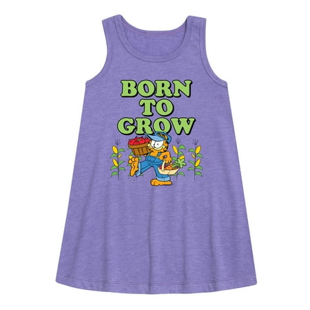 

Garfield - Born To Grow - Toddler & Youth Girls A-line Dress