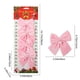 thumbnail image 3 of Paquete de 4 lazos navideños de terciopelo flocado para decoración navideña | Juego de 4 lazos decorativos grandes para coronas, árboles y guirnaldas, 3 of 6