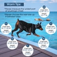 thumbnail image 2 of IDOMIK Dog Life Jacket with Reflective Strips, Adjustable Swimming Vest High Flotation Pet Lifesaver for Puppy, Blue, XS, 2 of 7