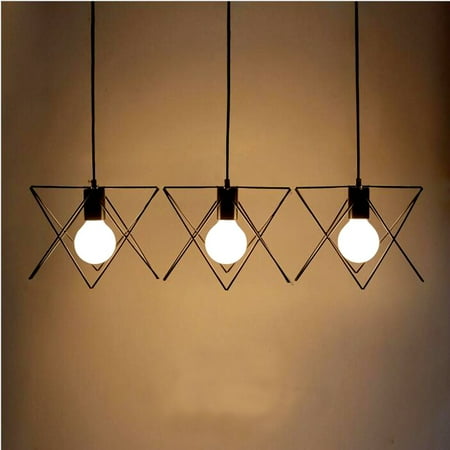 Vintage Retro Industrial Ceiling Light Chandelier Pendant Hanging Lamp for Kitchen Living Room Bar Counter Dining Room