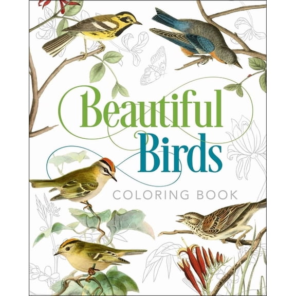 Sirius Classic Nature Coloring Beautiful Birds Coloring Book, (Paperback)