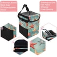 thumbnail image 2 of Starfish Foldable Car Trash Can with Lid and Leak-Proof Hanging Storage Bag - Trash Can for Car, Car Garbage Can, 2 of 6