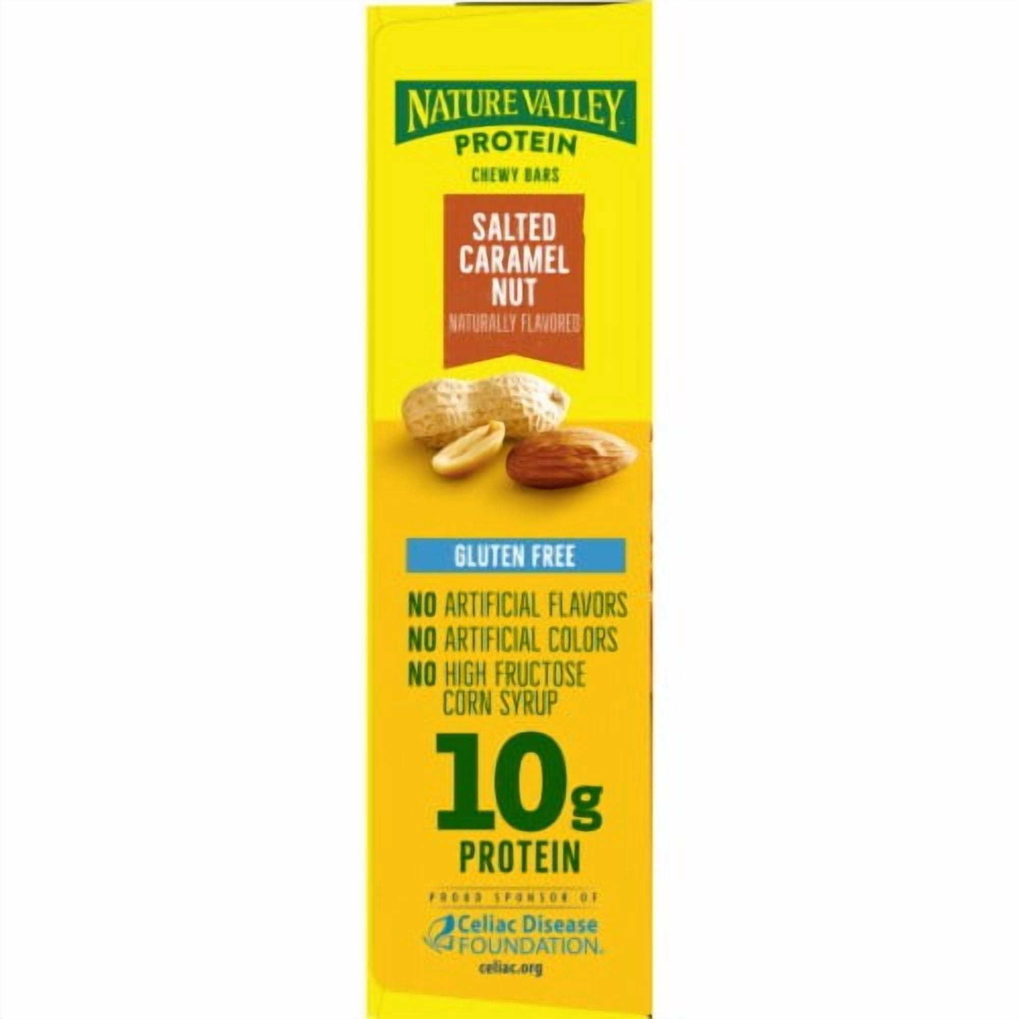 Pack of 2 - Nature Valley Salted Caramel Chewy Granola Bars 5 ct / 1.42 oz Packaging May Vary