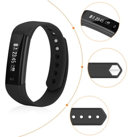 Smart Bracelet Diggro Id115hr Bluetooth 4 0 Pedometer Calorie Sleep Monitor Call Heart Rate Monitor Fitness Tracker With Watch Band For Android Ios Walmart Canada Smart Bracelet Diggro Id115hr Bluetooth 4 0 Pedometer Calorie Sleep Monitor Call Heart Rate Monitor Fitness Tracker With Watch Band For Android Ios Walmart Canada