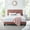 Dusty Rose, variant on Modway Celine Channel Tufted Performance Velvet Full Platform Bed in Dusty Rose