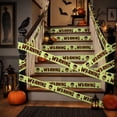 thumbnail image 7 of Halloween Decorative Barrier Tape,Glow In Dark Ghost Warning Strip with Flexible Cuttable Texture,Long Halloween Prop for Yard Escape Room Classroom Party Scene Layout(Green), 7 of 7