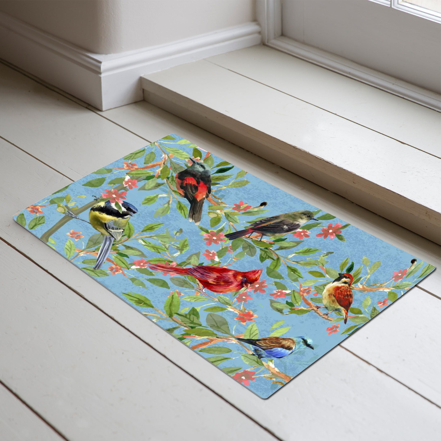 Welcome Doormat, Entrance Mat Floor Mat Rug for Indoor Outdoor Front Door with Non-Slip Rubber Backing