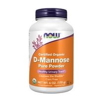 NOW Supplements, D-Mannose Powder, Non-GMO Project Verified, Healthy Urinary Tract*, 6-Ounce